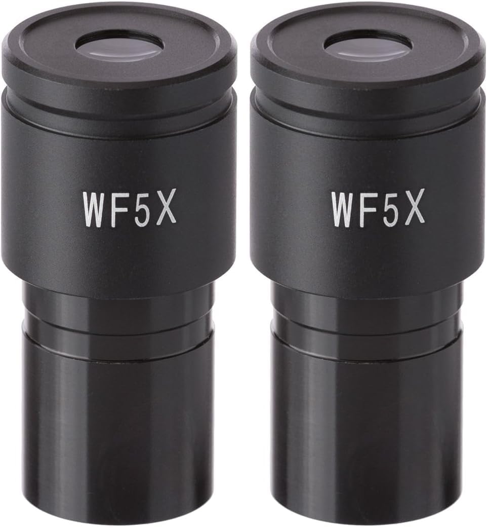 AmScope EP5X23-S 5X Single Microscope Eyepiece (23mm) (Pack of 2)