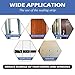 CloudBuyer Door Weather Stripping, Soundproof Insulation Seal Strip for Windows with Self-Adhesive Protection (Black, 33Ft)
