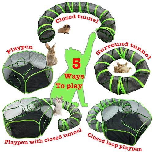 Heyhome HHXDWWLHRSD Small Animal Playpen Guinea Pig Hedgehog Cage Rabbit Cage thumb #5