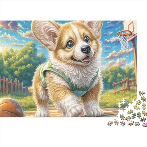 Puzzle de Corgi de gran calidad con un diseño alegre y acabado artístico