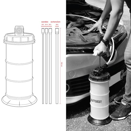 Pompe de vidange Autobest 6 litres à aspiration rapide sans effort