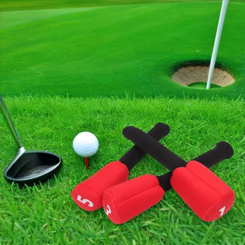 Couvre-tête de driver de golf numéroté protection premium bois - 4