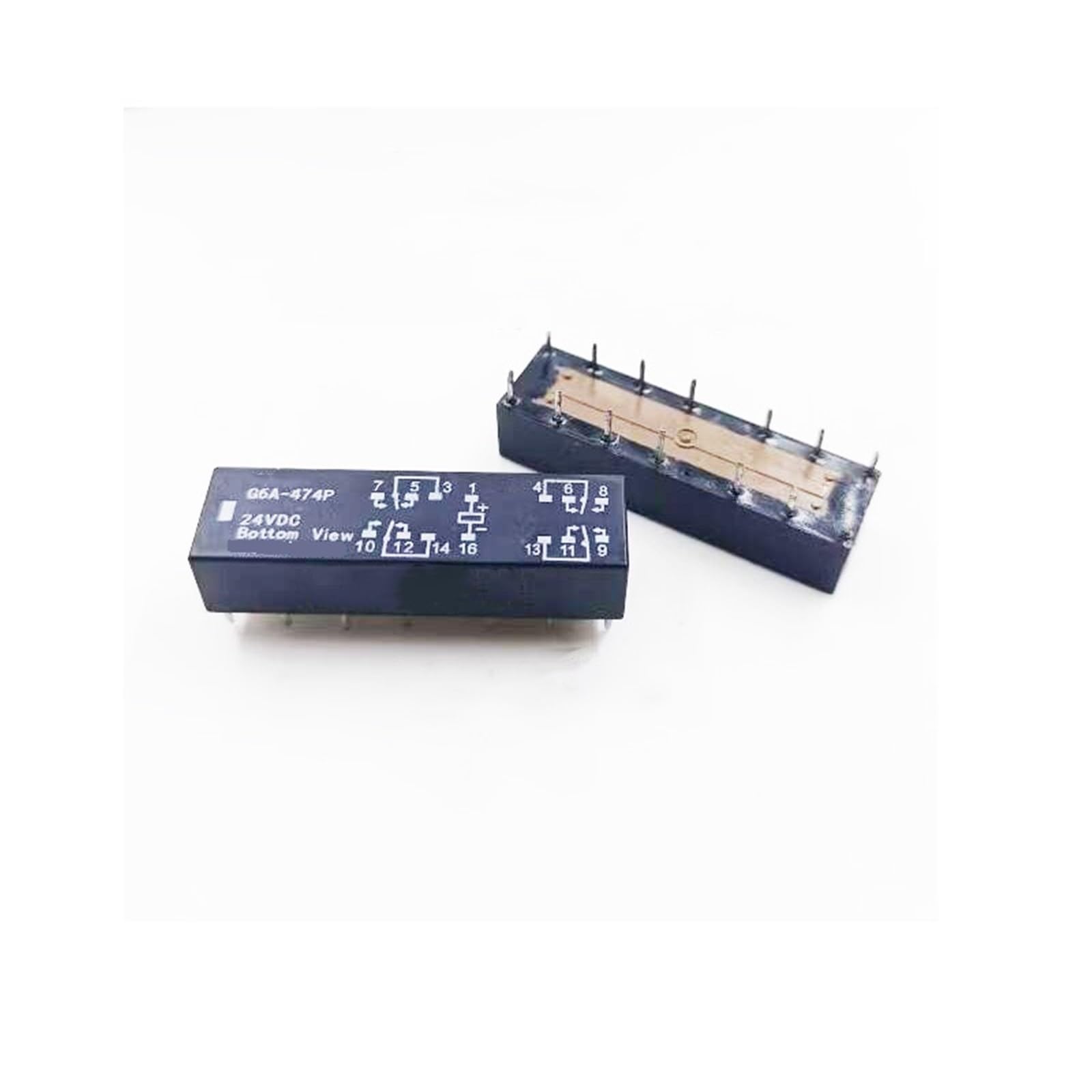 Relais G6A-474P 14PIN compact pour commutation de signal 24V
