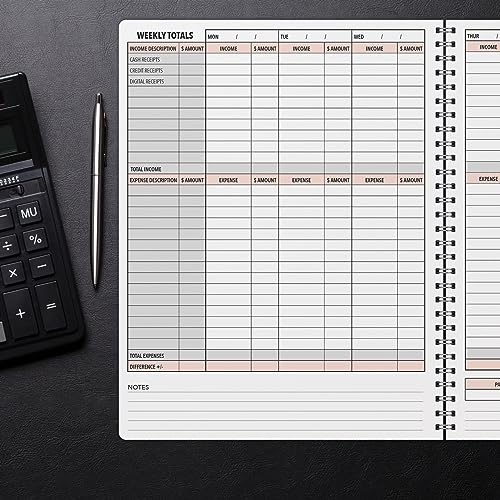 Carnet de revenus et de dépenses pour éviter les erreurs de trésorerie