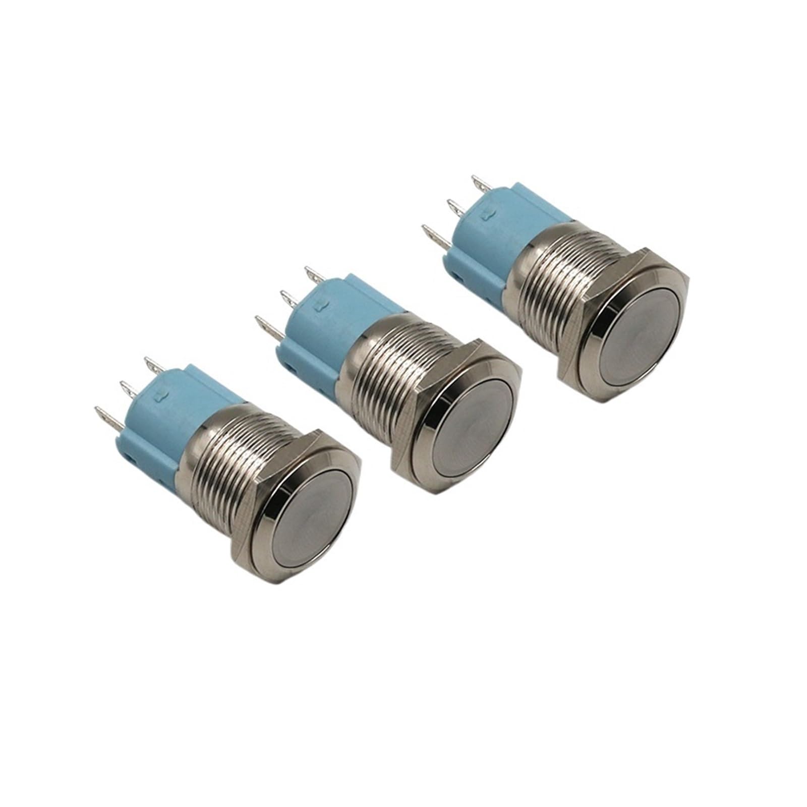 Bouton-poussoir 16mm interrupteur métallique contre humidité