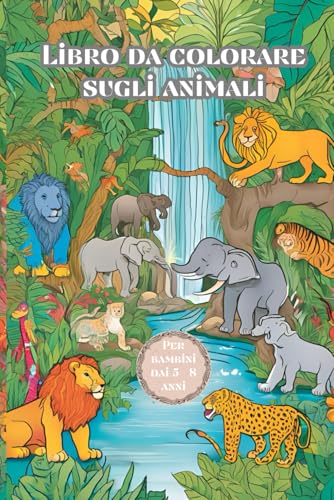 libro da colorare sugli animali