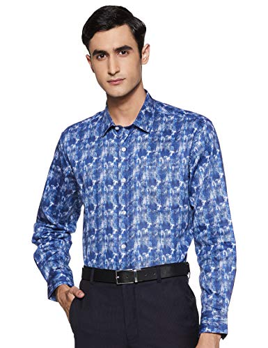 Image of Amazon Brand - Arthur Harvey Men's Printed Regular Fit Shirt (SS20-AH-SH-01 DigiPrn Navy 42)