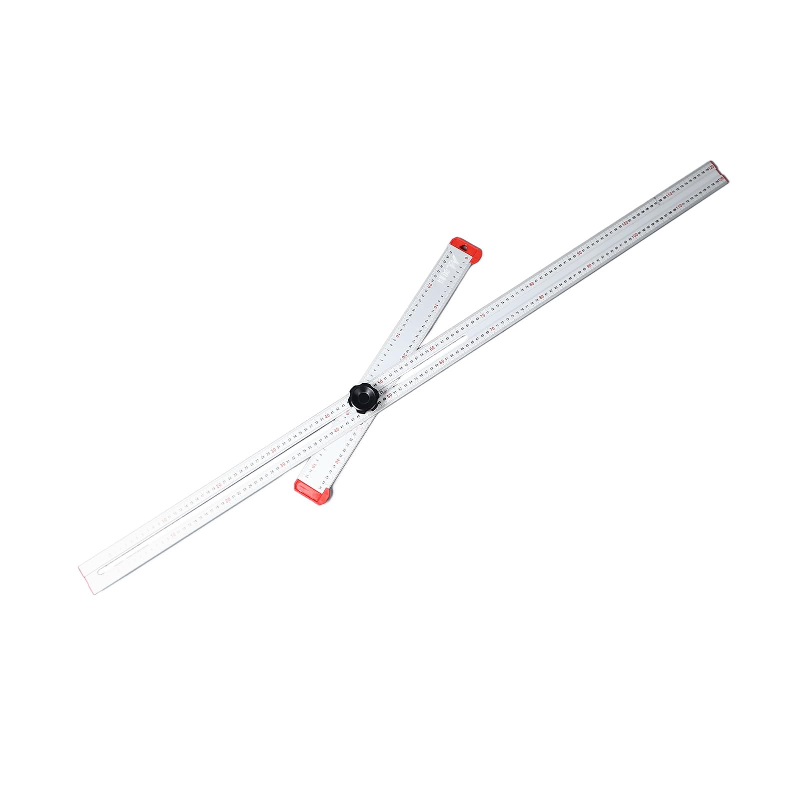Eujgoov Règle en Forme de T Réglable en Alliage d'aluminium, Règle d'angle pour le Travail du Bois, 120cm pour une Mesure de Précision et une Utilisation Polyvalente