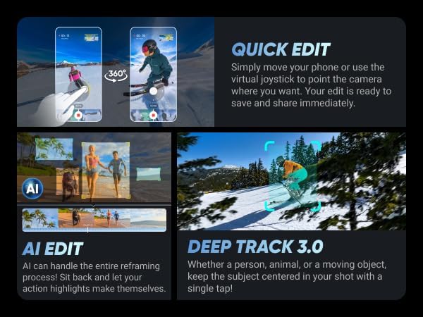 Insta360 X4 Cámara de Acción 360 8K Waterproof con Sensor CM miniatura 8