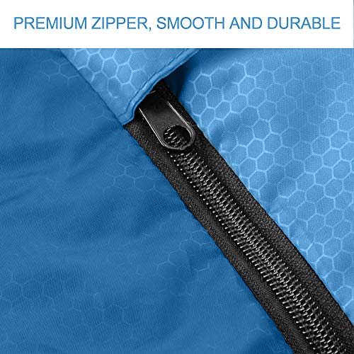 Bessport Saco de dormir 3 estações 4,4 °C/5 ℃ Saco de dormir leve repelente de água para uso externo