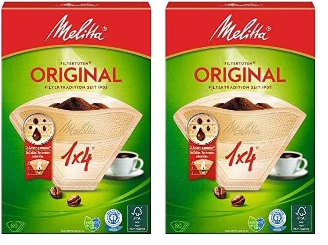 Filtres à café Braun 1 x 4 Aroma - 80 pièces (1 boite) (Lot de 2)
