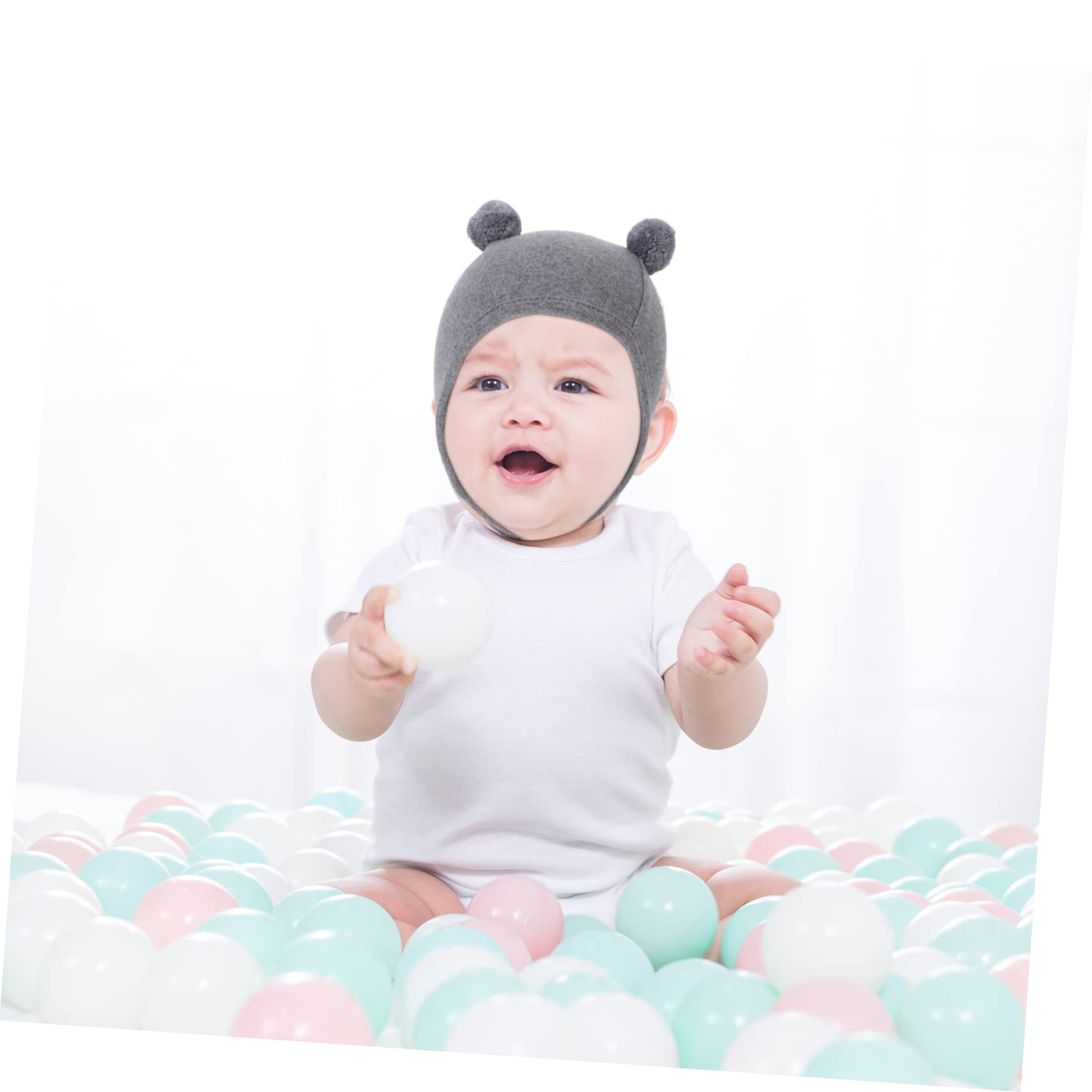 ifundom Sombrero De Bebe Gorro Bebe Sombrero Bebe Gorrito con Orejas Sombreros Calientes Infantiles Gorra Infantil Sombreros Infantiles Gorros Recién Nacidos Algodón