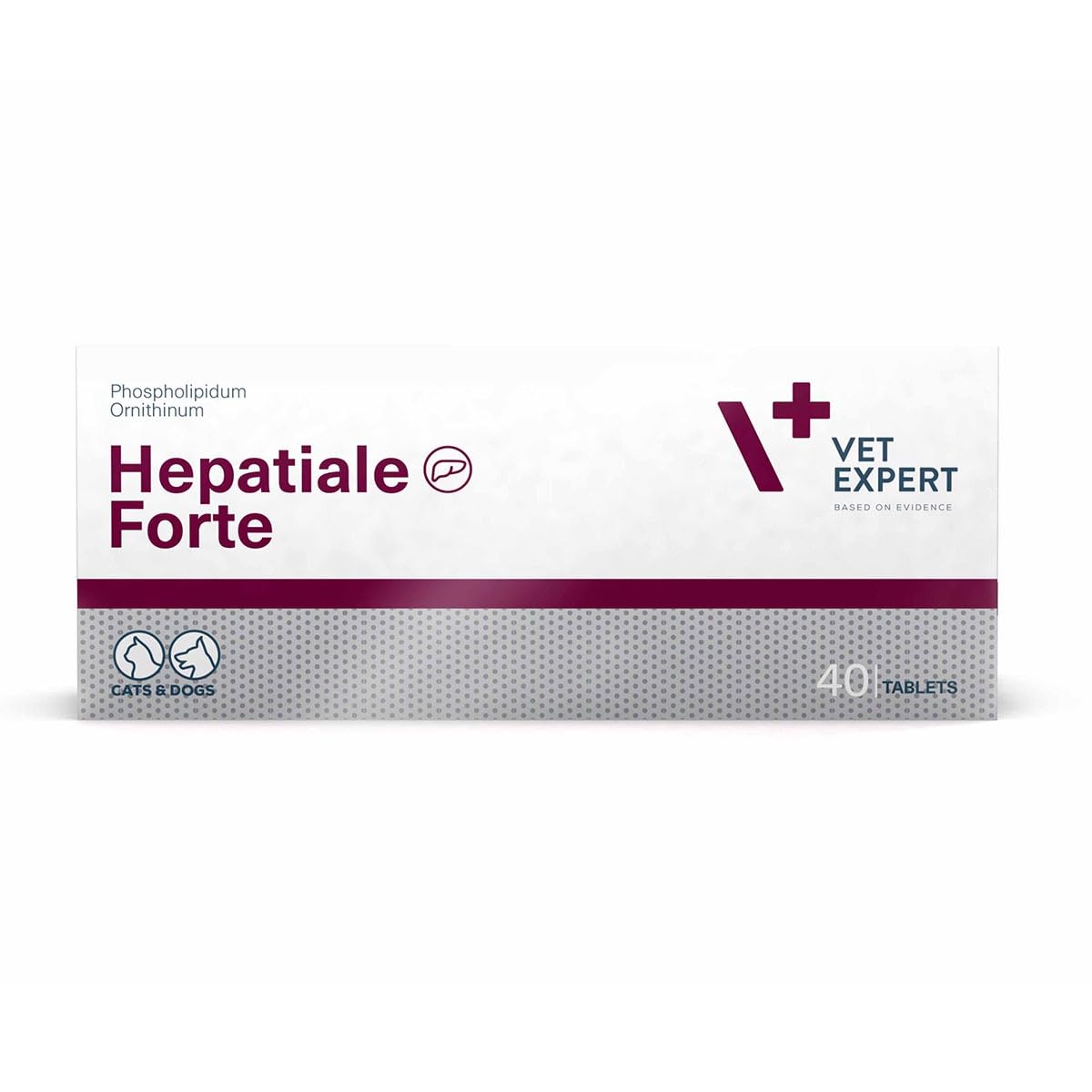 VetExpert Hepatiale Forte | Paquete Doble | 2 x 40 Comprimidos | Suplemento Alimenticio para Perros y Gatos