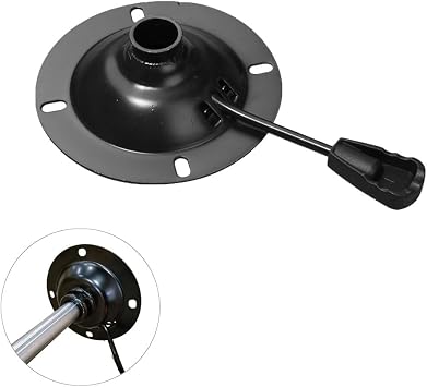 Office Chair Tilt Control Replacement Heavy Duty Swivel Seat Mechanism Base 5.5'' Mount Plate UP/Down Lift Lever Handle for Ergonomic Gaming Computer Chairs Bar Stool Repair Accessories