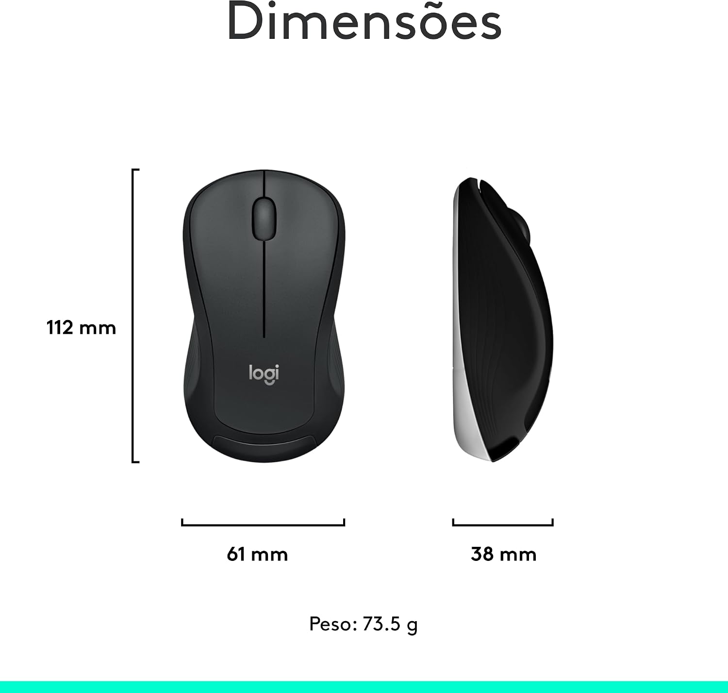 Combo Teclado e Mouse sem fio Logitech MK540 com Teclado com Apoio para as Mãos, Teclas de Mídia de Fácil Acesso, Mouse Ambidestro, Conexão USB, Pilhas Inclusas e Layout ABNT2