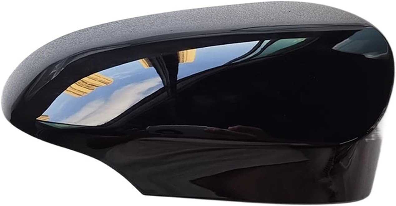 BEUTEE Accessories Compatible with Hatchback 2012-2020 Rearview Mirror Cover Housing Lid Case (Size : R Black)