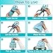 STHF Easy one-Hand Dog Waste Pickup. Portable Claw Tool Includes Bag Dispenser, 2 Rolls, Odor-Resistant. for All Surfaces & Dogs.