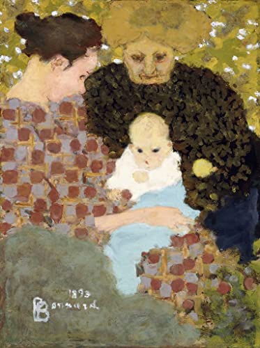 Toile Pierre Bonnard Les Trois Ages pour salon chic affiche decoration murale