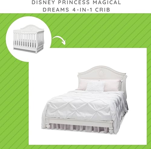 Miniatura 3 de Delta Children - Kit de conversión de tamaño completo compatible con Disney Princess Magical Dreams y Disney Enchanted 4 en 1 Cunas convertibles de