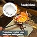 Melting Metal Crucible Kit 8-Piece with 2 Tongs,4x2oz & 2x5oz Refractory Bowls - Quartz Gold/Silver Crucibles for Smelting,Alchemy,Jewelry Casting (High-Temperature Resistance)