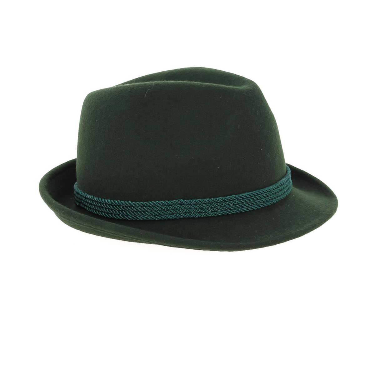 Traclet Chapeau Tyrolien Erlangen Feutre Laine Vert