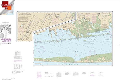 Paradise Cay Publications NOAA Chart 11303: Intracoastal Waterway Laguna Madre - Chubby Island to Stover Point 21.00 x 31.50 (Small Format Waterproof)