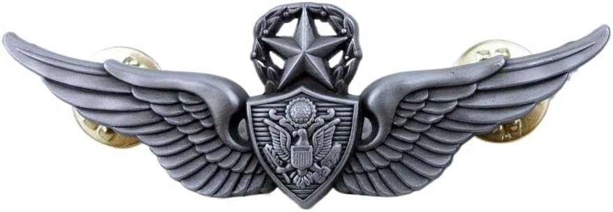 Reproduction US ARMY MASTER AVIATION WINGS BADGE PIN INSIGNIA METAL