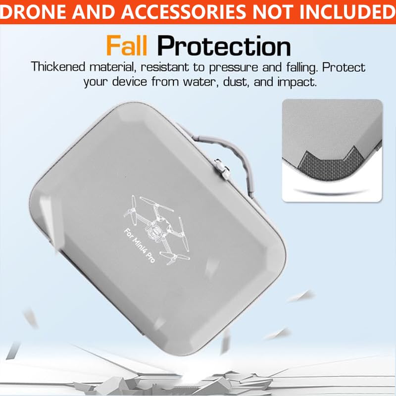 ZORBES Carrying Case Compatible with DJI Mini 4 Pro Drone RC 2 Controller 4