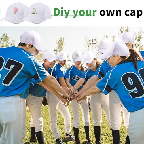 Image of Suhine 24 Pcs Blank Trucker Hat Bulk Unisex Mesh Baseball Cap for Sublimation Embroidery Vintage Adjustable Hat for Men Women