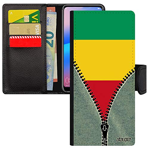 Coque Samsung S21 Ultra rabat guinee évitez les rayures d'écran avec l'étui football caoutchouc