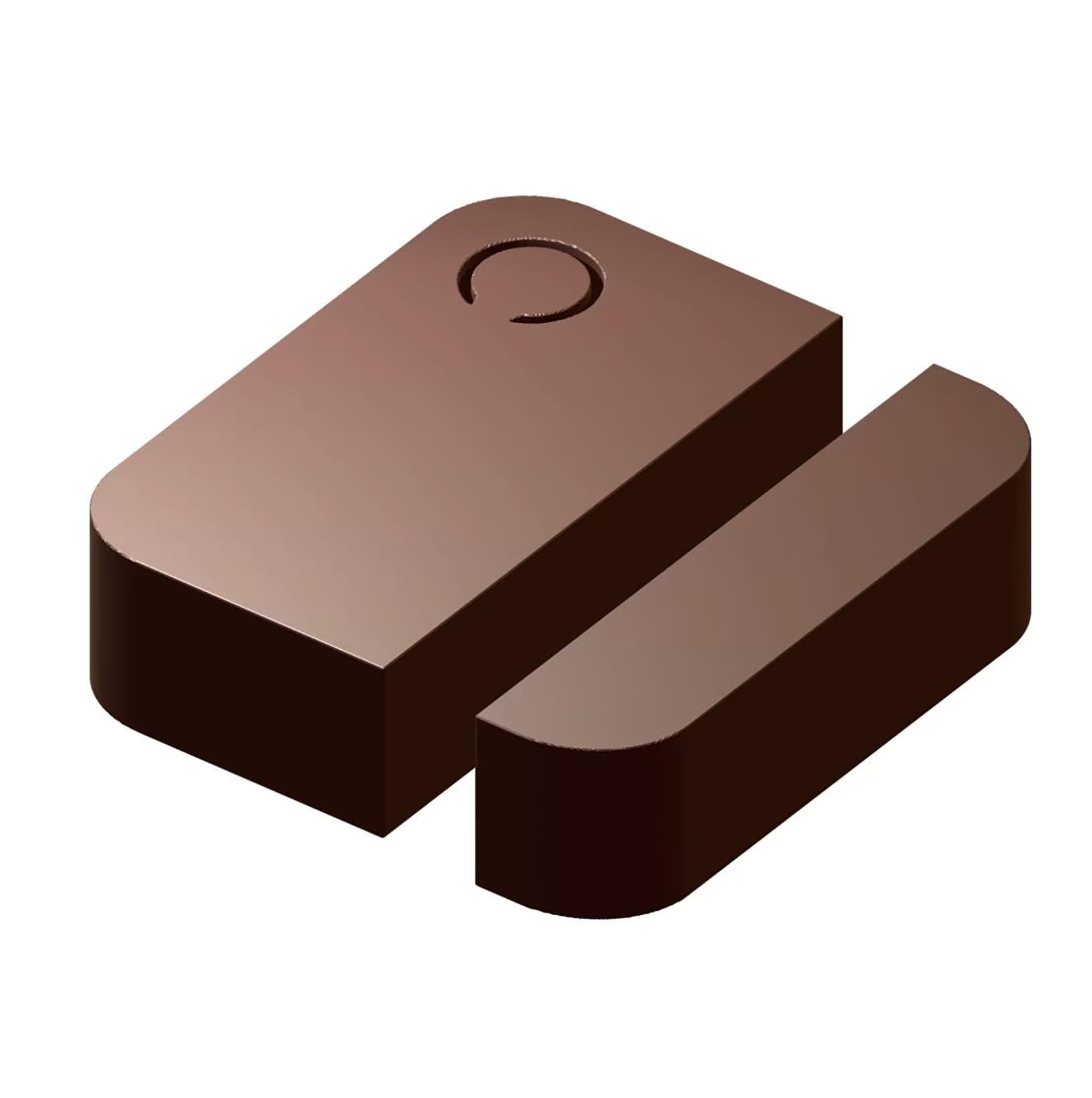Door Sensor Cover Compatible with Ring (Color Matching), Snap-On Design for Ring 1st/2nd Gen Sensors, Strong Protective to Hide White Sensor, Upgrade Home Security Aesthetics - Brown