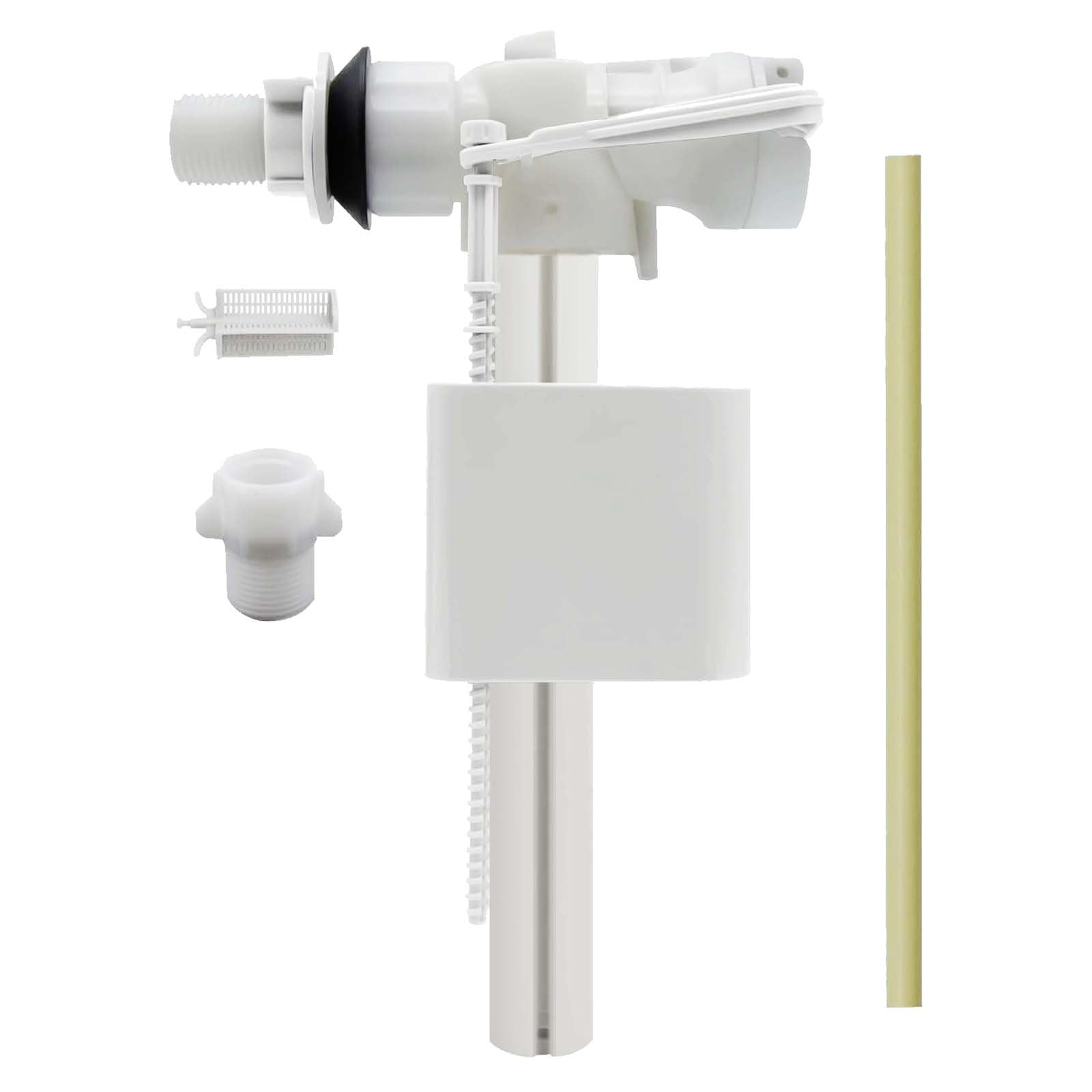 Nereusfwater Toilet Side Mount Fill Valve Replacement,Compatible with Delta RP71168, G1/2 Inlet with G7/8 Adapter, Adjustable Float Height, Includes