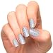 Incoco Nail Polish Strips, Glitter Nail Color, Ice Queen