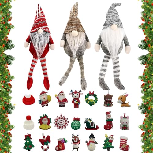 Calendrier de l'Avent Gnomes 2025, collection exclusive de figurines de nains de Noël