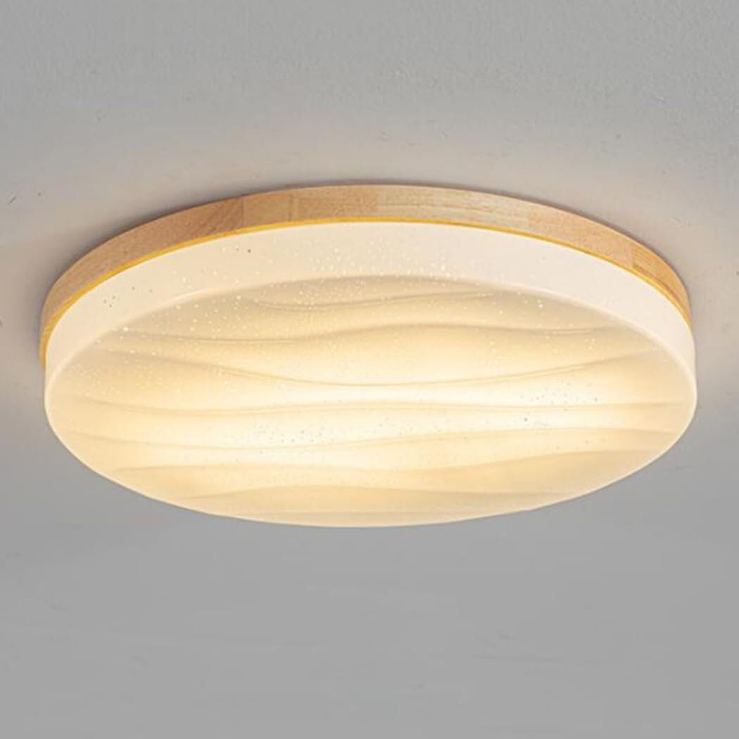 Plafonnier LED scandinave en bois créatif pour éclairer votre salle à manger