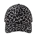 Concept One Womens & California Cap, Leopard Print Corduroy Cotton Hat with Curved Brim Baseball Cap, Grey
