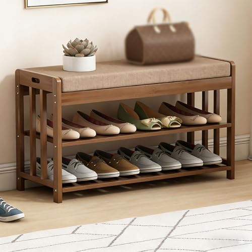 Tabouret porte-chaussures moderne double niveau gain de place - 2