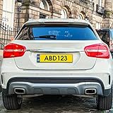 Onarway UK Car Stickers, Pack of 4 Self-Adhesive UK Car Number Plate stickers, UK Vinyl Car Stickers, for European Roads, Replace GB Stickers for Car Brexit GB, No Blow off, No Scratching - Image 7