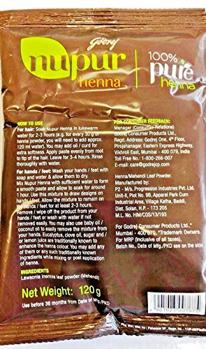 Nupur Natural Henna 120g Pack de 4 miniatura 2