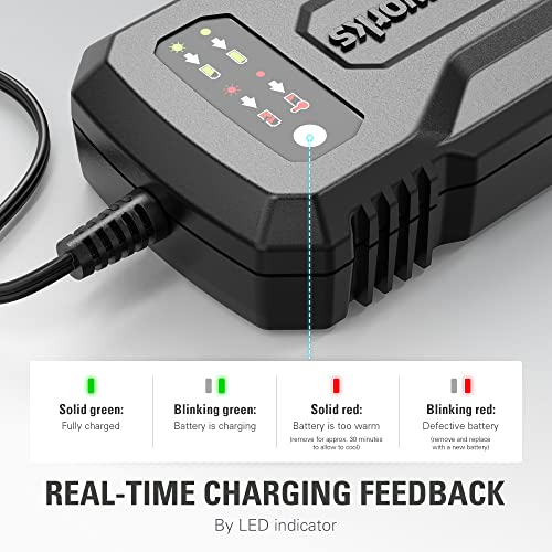 Image of Greenworks 24V Compact Battery Charger (Genuine Greenworks Charger)