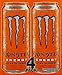 Monster Energy, Ultra Sunrise, 16 fl oz, 4 Pack