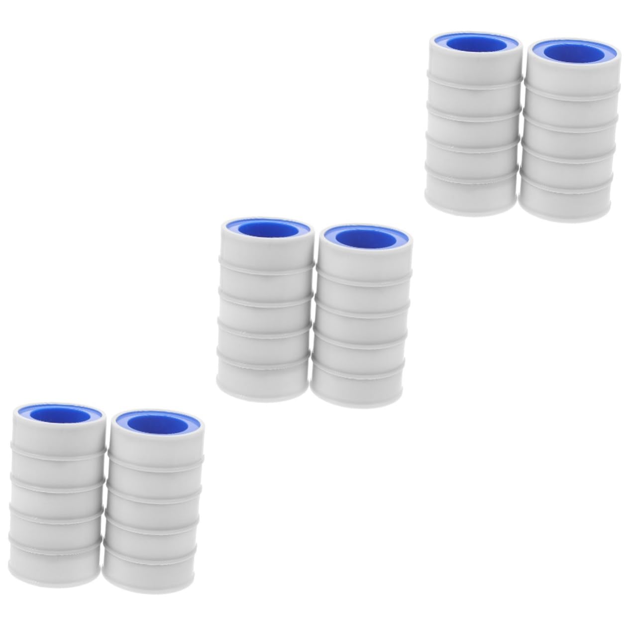 OSALADI 3sets PTFE Tape Adhesive Strips for Duct Adhesive Tape Weatherproof Sealing 10rolls*3