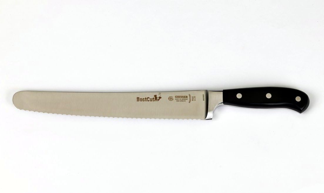 Genware NEV-8661-W-25 Giesser BestCut X55 Slicing Knife, 9-3/4"