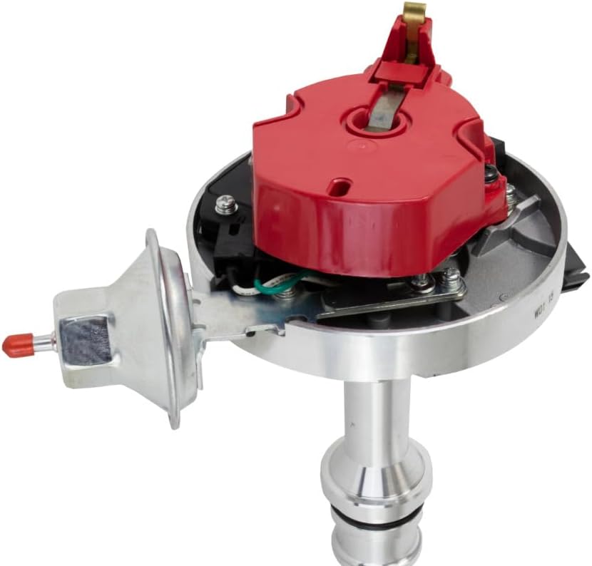 Top Street Performance EFI to Carb Conversion HEI Distributor for Ford Small Block Windsor 5.0L V8 - Red