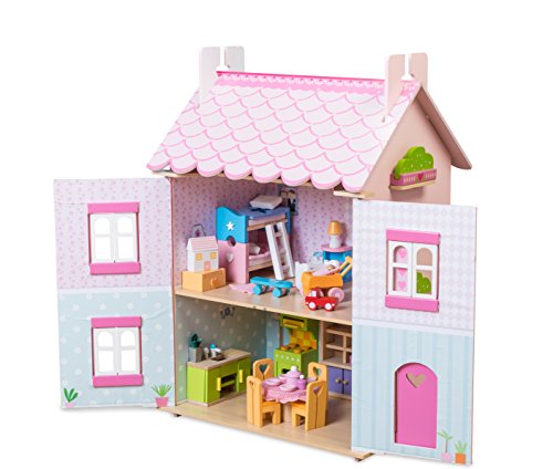 Le Toy Van Puppenhaus, Landhaus, Traumhaus aus Holz – Bild 4