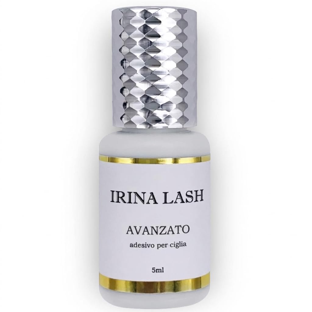 Colla per ciglia Extension, Volume Advanced, Registrazione sanitaria, Asciugatura rapida in 2 secondo, incollatura in 7 sec, 5 ml nero per extension - Irina Lash