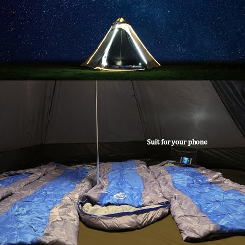Image of 12'x10'x8'Dome Camping Tent 5-6 Person 4 Season Double Layers Waterproof Anti-UV Windproof Tents Family Outdoor Camping Tent
