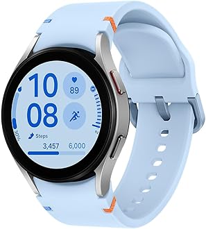 SAMSUNG Galaxy Watch FE 40mm Bluetooth AI Smartwatch w/Fitness Tracking, BIA Sensor, Personalized HR Zones, Heart Rate Tracker, Sleep Monitor, Latin American Version, 2024 (Silver)