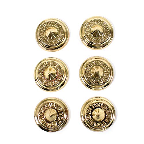 Burton Aluminum Stud Mats Gold 6 Pack