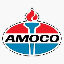 Amoco Bumper Sticker Window Vinyl Decal 5"